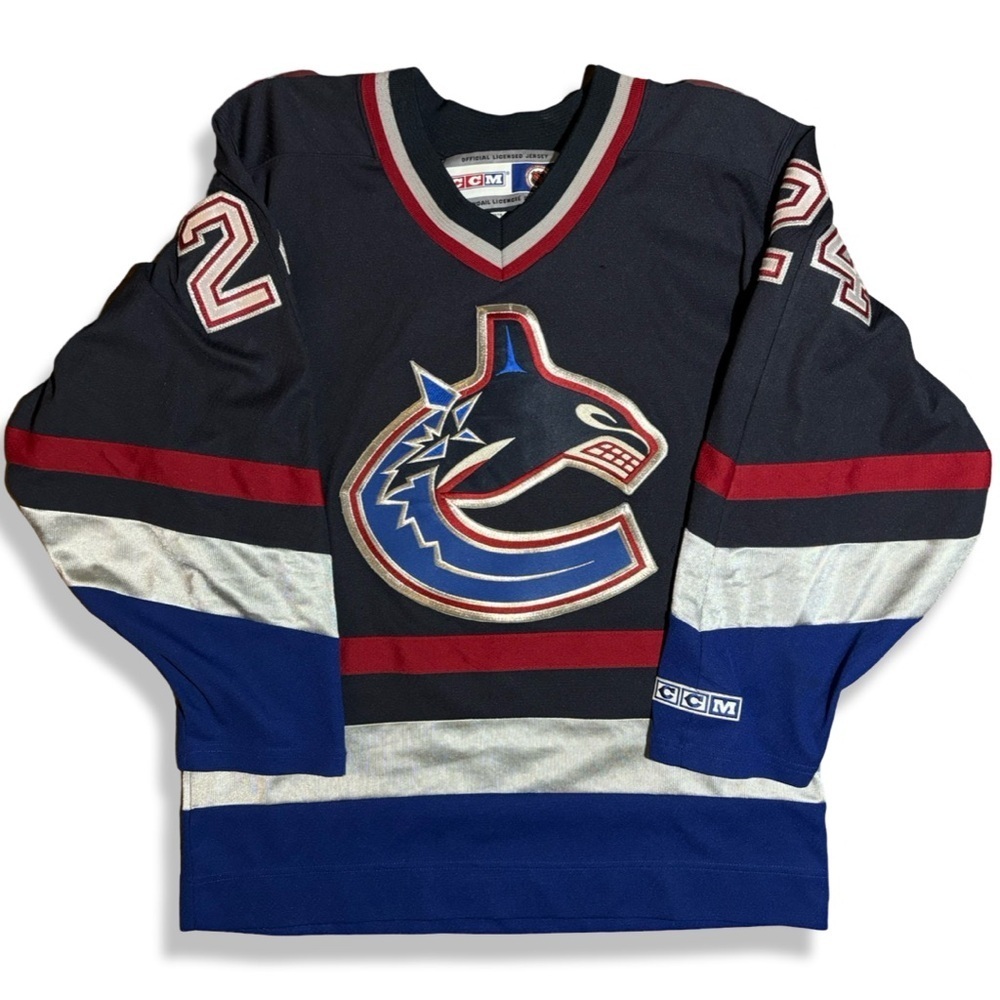 Vintage CCM Vancouver Canucks Hockey Jersey